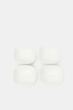 White Serving Bowl Set (4 Piece)